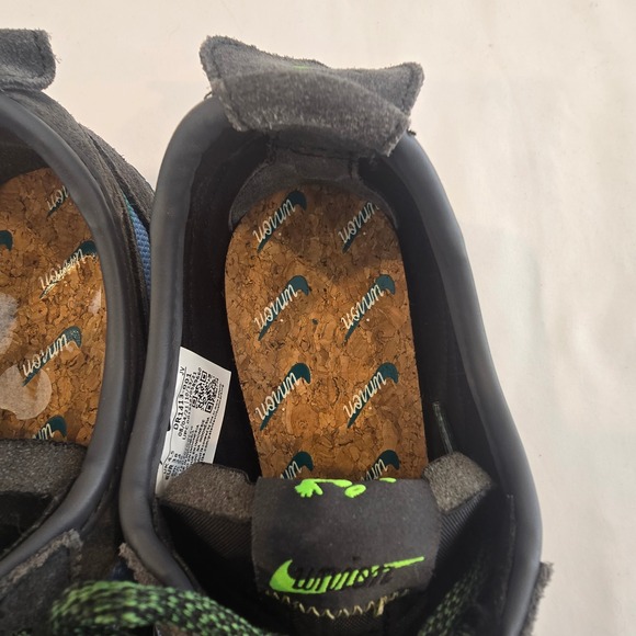 🆕️ NWOT - Nike Union LA Cortez SP Off Noir Blue Green Suede Sneakers Women's 7 - Picture 10 of 16